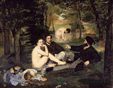 Edouard Manet Painting - The Luncheon on the Grass Eduard Manet